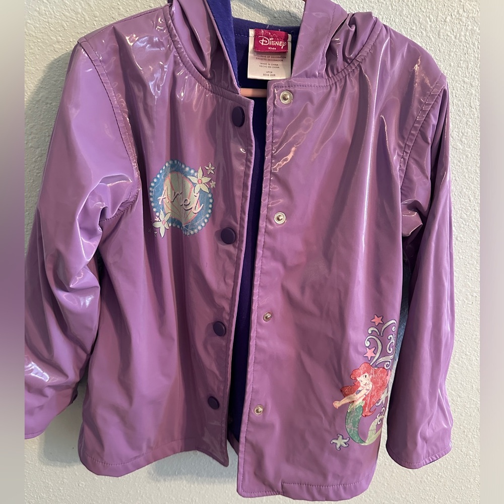 Disney Kids Ariel Raincoat 3T